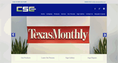 Desktop Screenshot of customsigncreations.com