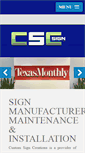 Mobile Screenshot of customsigncreations.com
